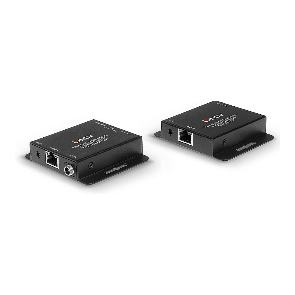 HDMI Extender LINDY Cat.6 70m (4K, IR, PoC, HDMI Loop-out)-11