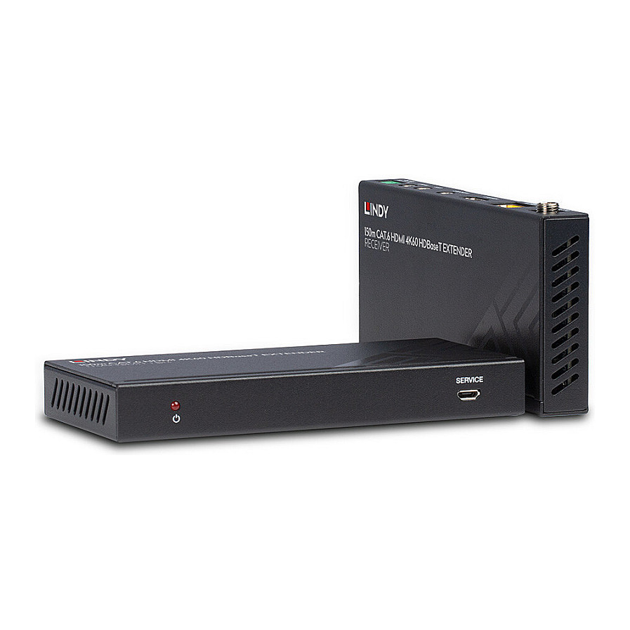 Odašiljač i prijemnik LINDY C6 HDBaseT (HDMI 18G, IR, 4K@60Hz, 150m)-6