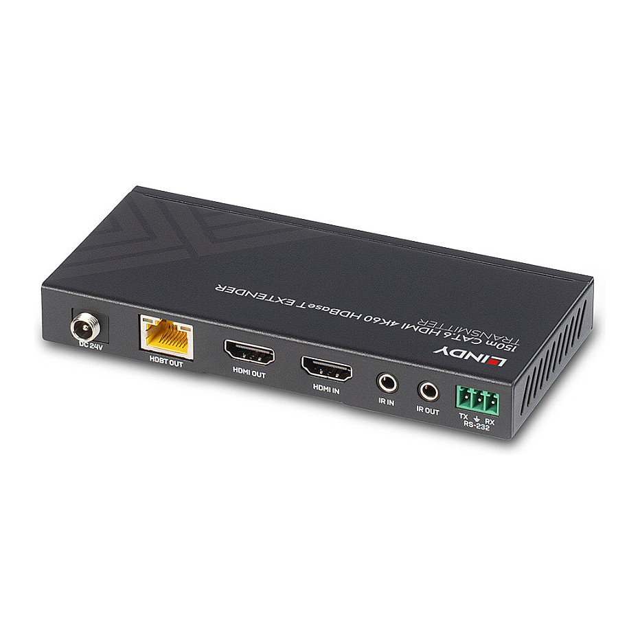 Odašiljač i prijemnik LINDY C6 HDBaseT (HDMI 18G, IR, 4K@60Hz, 150m)-7