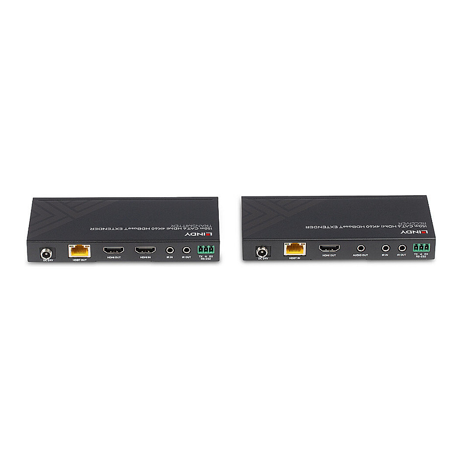 Odašiljač i prijemnik LINDY C6 HDBaseT (HDMI 18G, IR, 4K@60Hz, 150m)-9