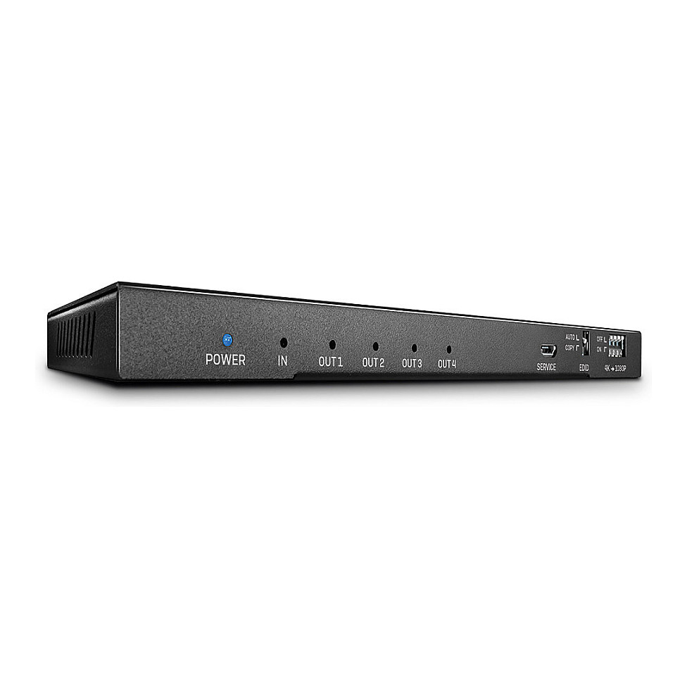 Video/audio razdjelnik LINDY (4 Port HDMI 2.0 18G razdjelnik s audio podrškom, 4 priključka)-5