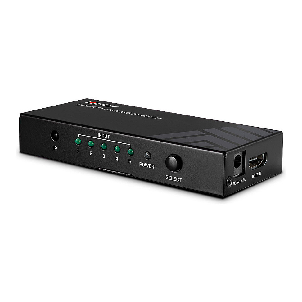 Video/audio prekidač LINDY 5 Port HDMI 2.0 18G Switch (5 porta)-9