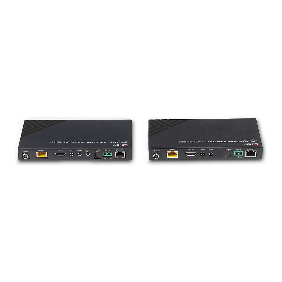 HDMI Extender LINDY 100m HDBaseT KVM (4K@60Hz, USB 2.0, PoC, IR, RS-232)-7