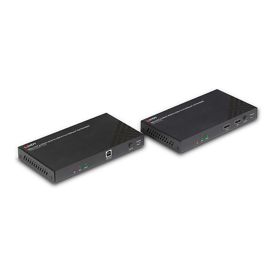 HDMI Extender LINDY 100m HDBaseT KVM (4K@60Hz, USB 2.0, PoC, IR, RS-232)-9