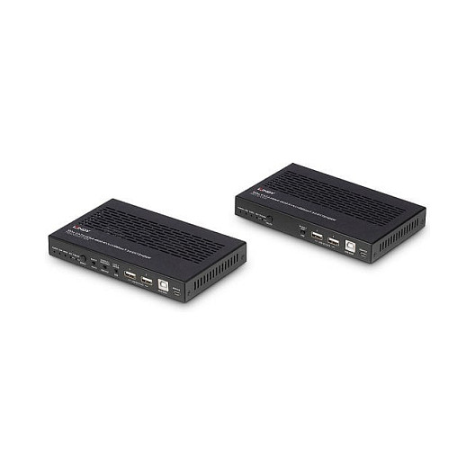 HDMI KVM Extender LINDY 100m HDBaseT 3.0, 4K@60Hz, USB 2.0, RS-232, PoC-7