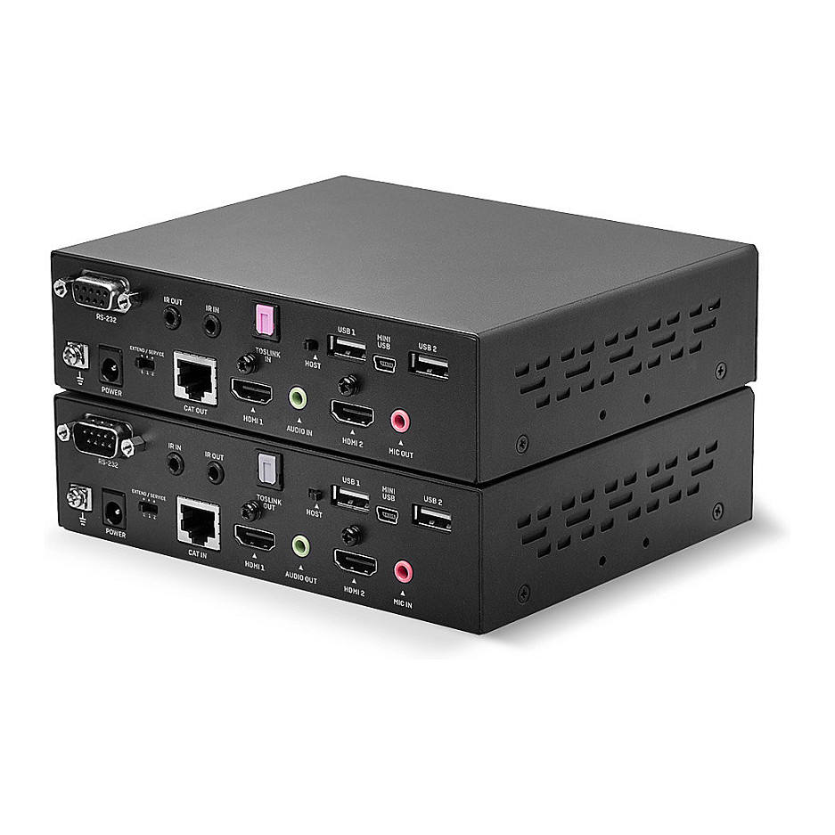 KVM Extender LINDY 100m Cat.6 Dual Head HDMI, USB & RS-232, HDBaseT 2.0-6