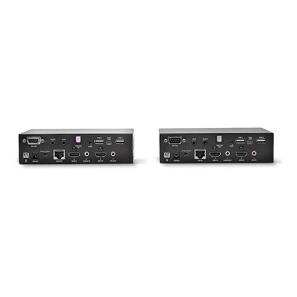 KVM Extender LINDY 100m Cat.6 Dual Head HDMI, USB & RS-232, HDBaseT 2.0-8