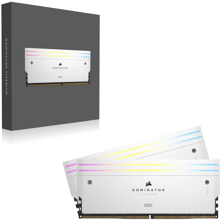 RAM CORSAIR D5 7000 32GB C34 Dom Titanium RGB K2-5