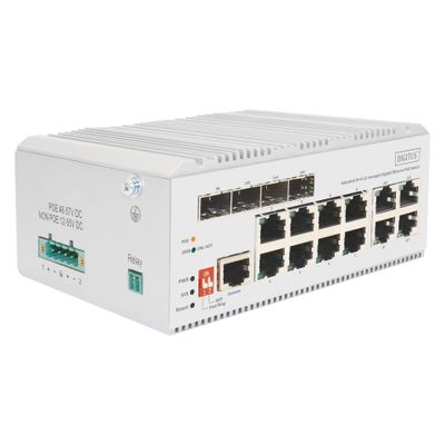 Switch DIGITUS Gigabit Ethernet PoE 8+4 (industrijski)-3