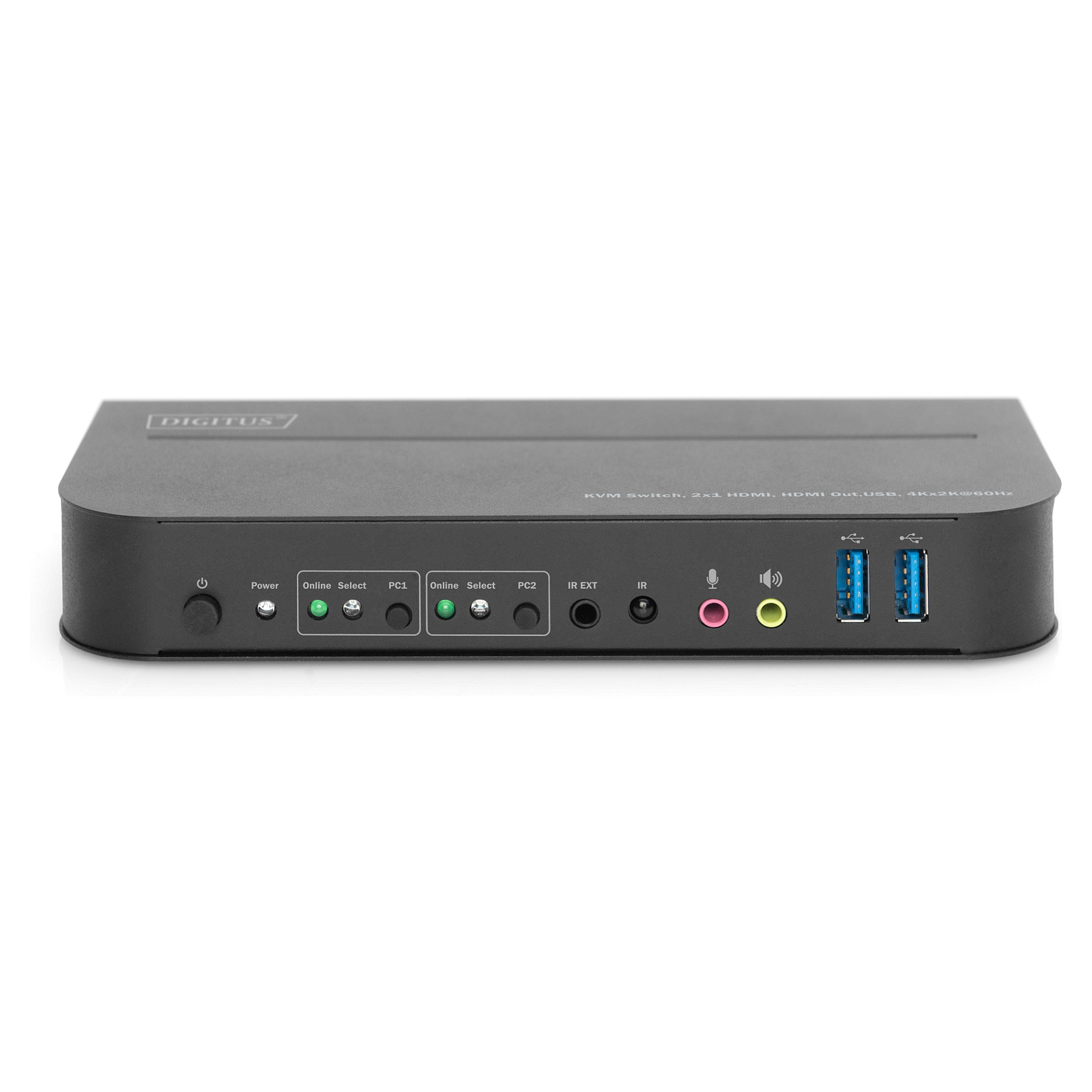 KVM Switch DIGITUS (4k 60hz, hdmi, usb 3.0, hdr)-8