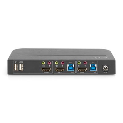 KVM Switch DIGITUS (4k 60hz, hdmi, usb 3.0, hdr)-1