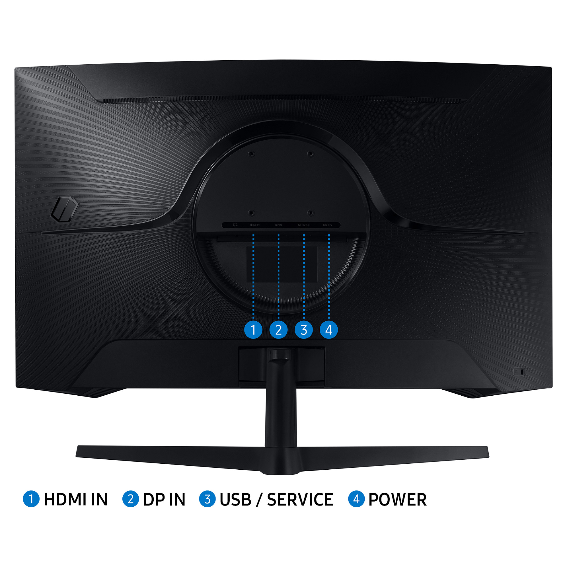 Monitor SAMSUNG Odyssey G55A (32", 165 Hz, 2560 x 1440 WGHD)-33