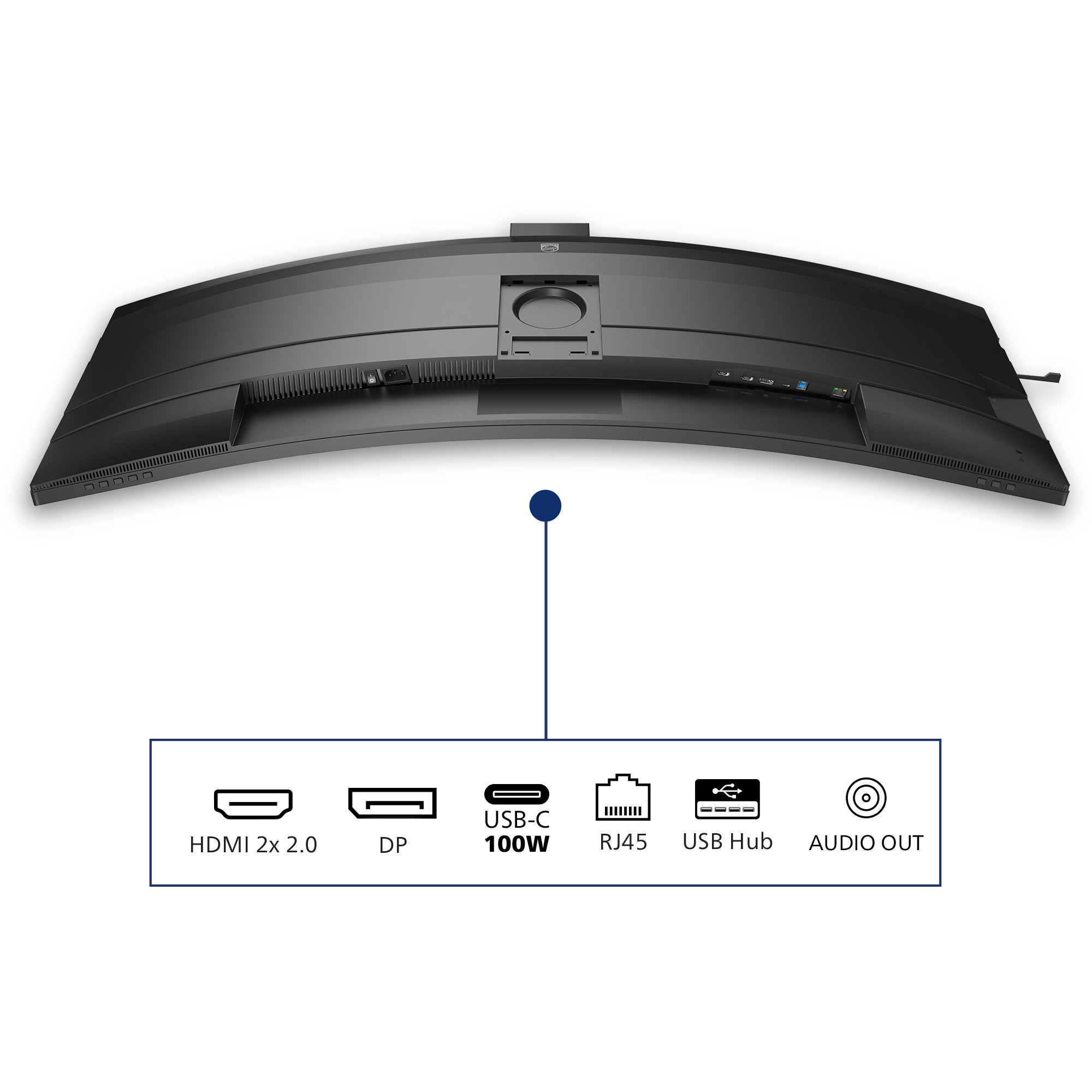 Monitor PHILIPS 49B2U5900CH 49" curved Dual Quad HD HDR-31