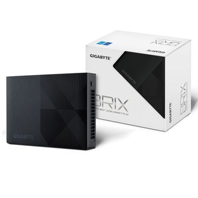Mini PC GIGABYTE BRIX GB-BNIP-N100 (Intel quad-core, Wi-Fi 6, USB 3.2 Gen 2, USB-C)-1