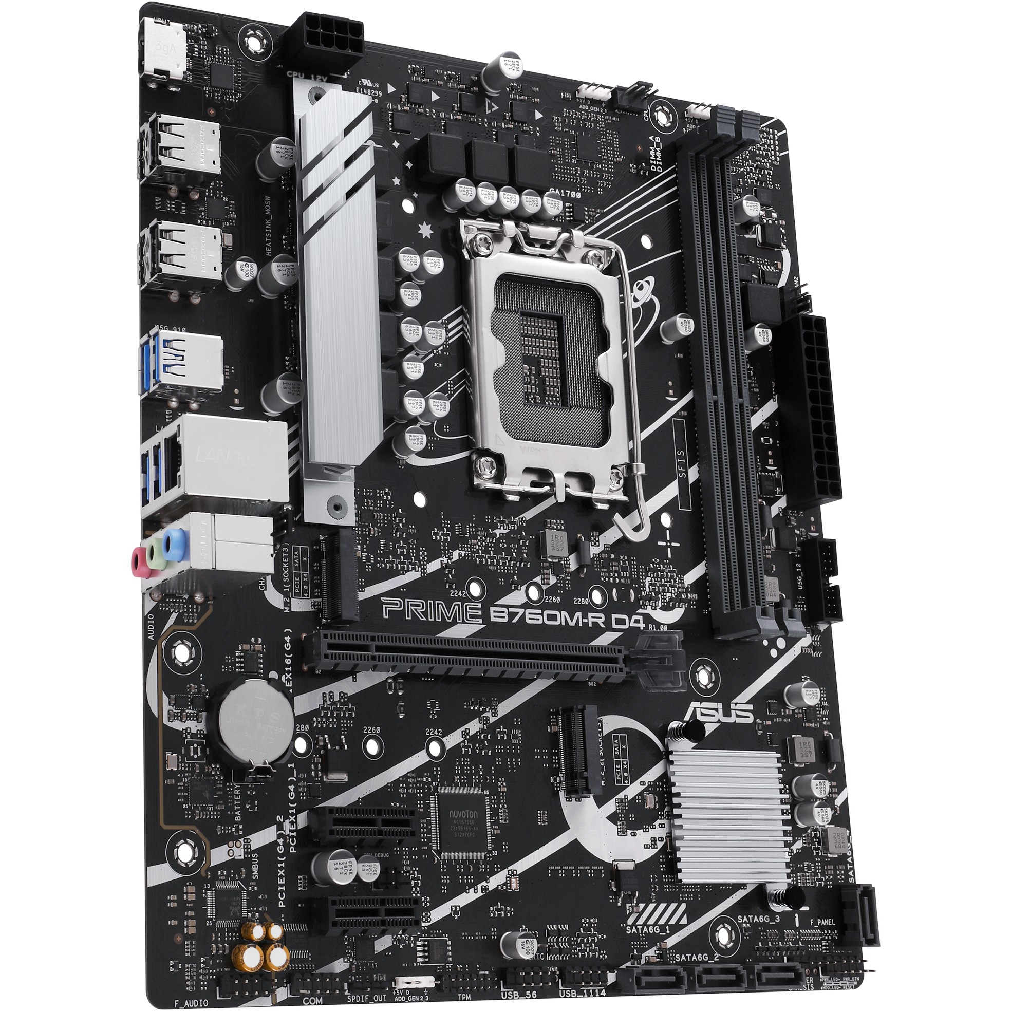 Matična ploča ASUS Intel 1700 PRIME B760M-R D4 (socket LGA1700, micro ATX, Intel B760, DDR4 SDRAM)-4