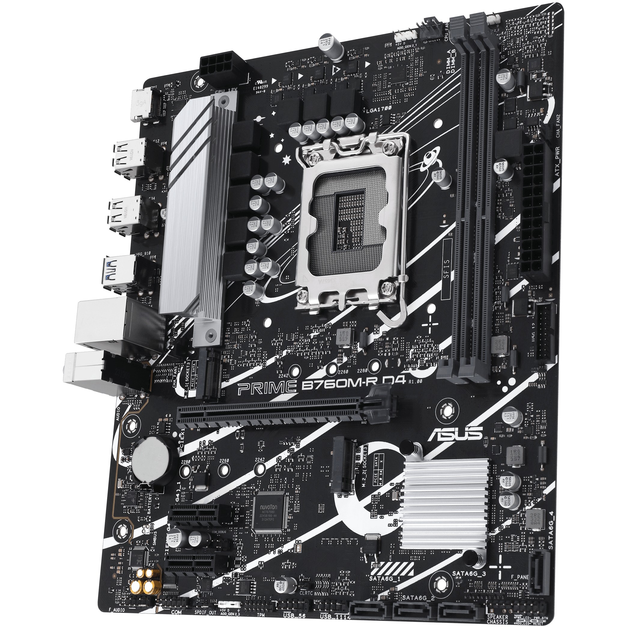 Matična ploča ASUS Intel 1700 PRIME B760M-R D4 (socket LGA1700, micro ATX, Intel B760, DDR4 SDRAM)-5