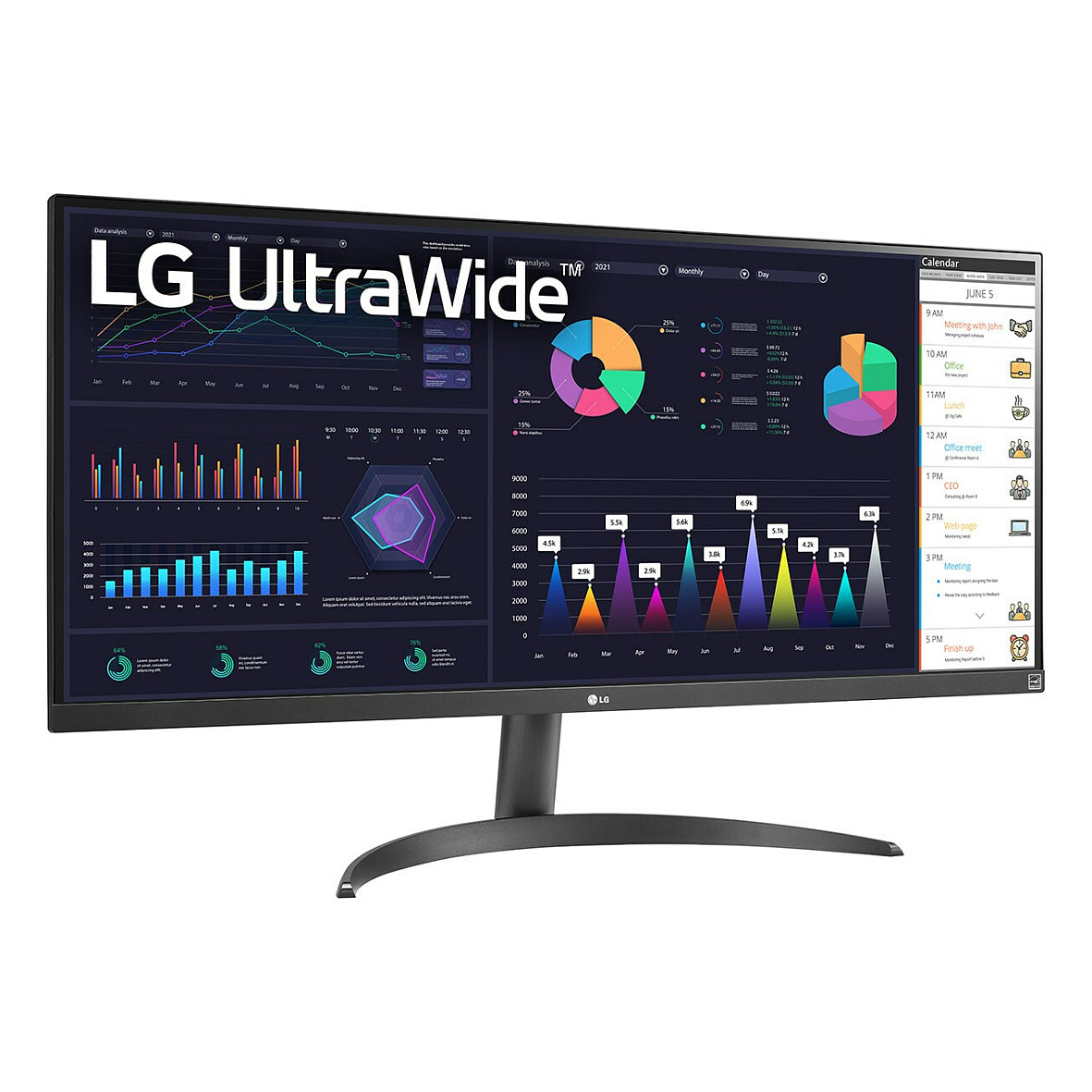 Monitor LG 34WQ500-B 86.4 cm (34") 2560 x 1080 Full HD-6