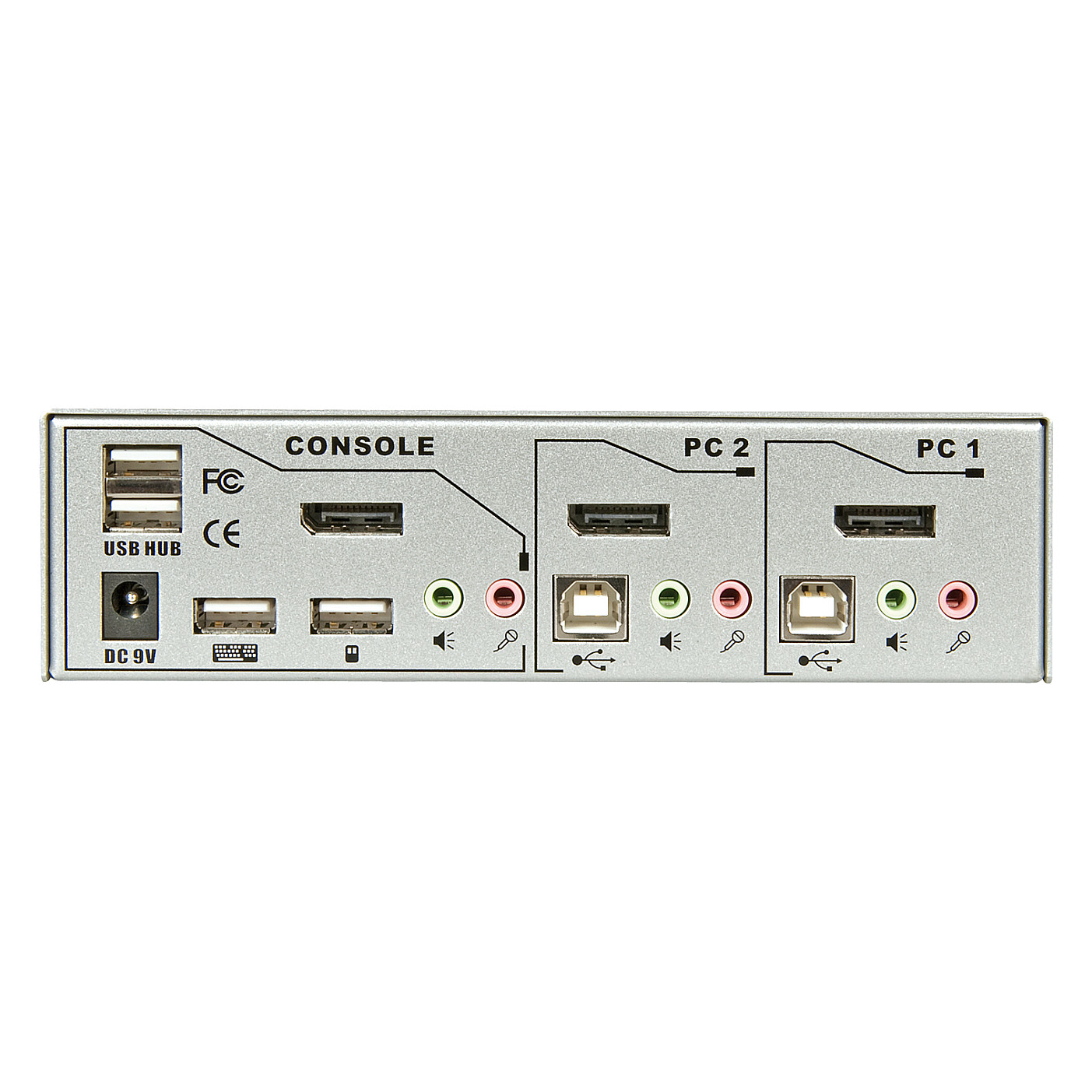 KVM preklopnik LINDY 39304, 2-portni, DisplayPort 1.2, 4K 60Hz-3