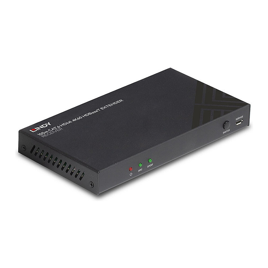 HDMI Extender Prijemnik LINDY 100m HDBaseT 4K@60Hz HDR PoC (38342)-3