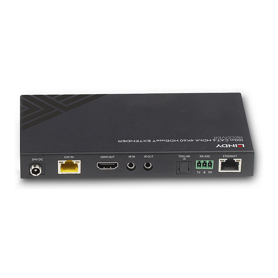 HDMI Extender Prijemnik LINDY 100m HDBaseT 4K@60Hz HDR PoC (38342)-5