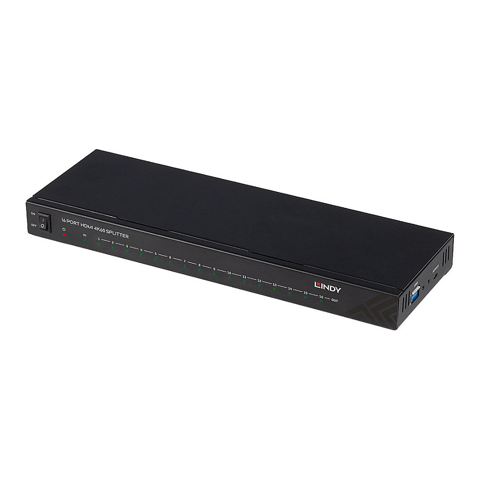 HDMI razdjelnik LINDY 16-portni 4K 60Hz HDR-3