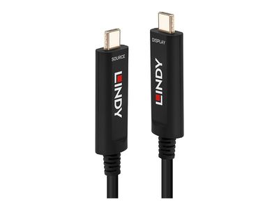Hibridni optički USB-C kabel LINDY (DP 1.2, 4K@60Hz, 15m)-0