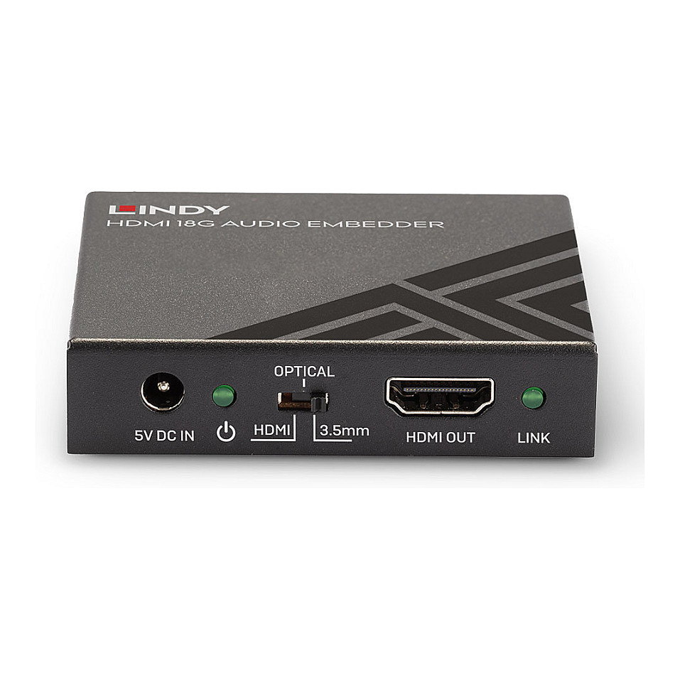 Audio embedder LINDY HDMI 18G (4K@60Hz, HDR, HDCP 2.2, Toslink, 3.5mm)-8