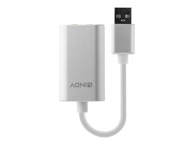 USB zvučna kartica LINDY Type A na 3.5mm Audio Converter-0