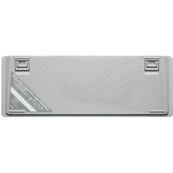 Tipkovnica ASUS ROG Falchion RX Low Profile (RGB LED, bežična, USB, QWERTZ, bijela boja) – internacionalna non HR tipkovnica-6
