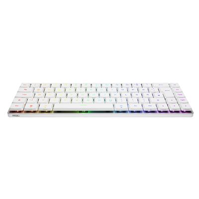 Tipkovnica ASUS ROG Falchion RX Low Profile (RGB LED, bežična, USB, QWERTZ, bijela boja) – internacionalna non HR tipkovnica