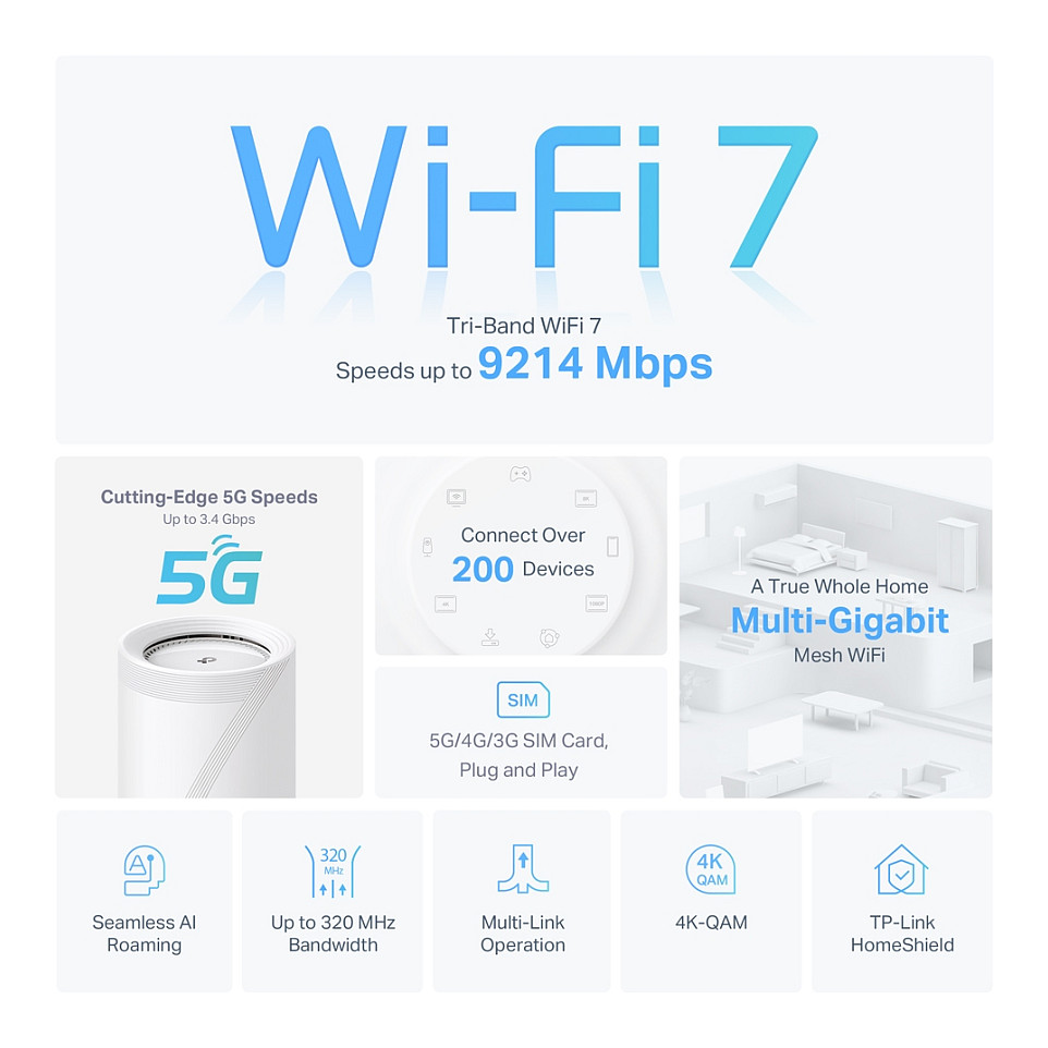 Wi-Fi sustav TP-LINK Deco BE65-5G (1-pack)-4