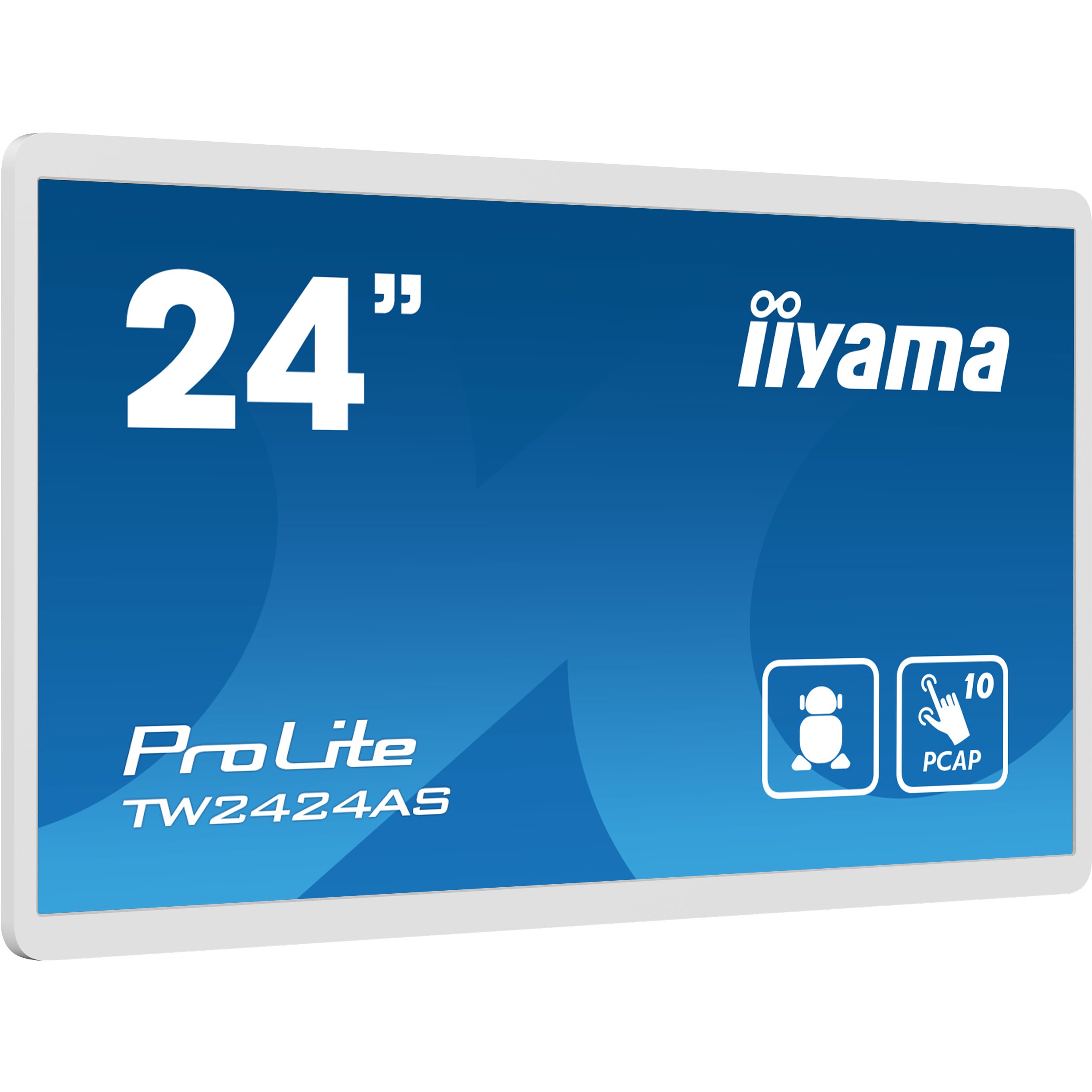 Monitor IIYAMA ProLite TW2424AS-W1 (24 inča, Full HD, IPS, 10-točkovni multi-touch, HDMI, USB-C, LAN)-8