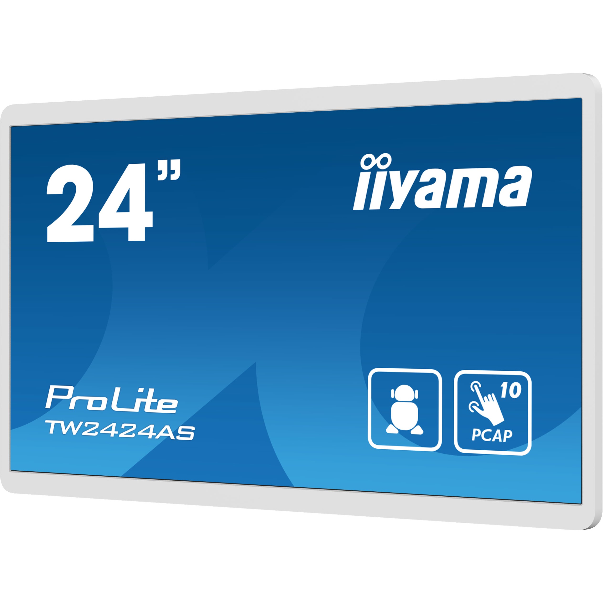 Monitor IIYAMA ProLite TW2424AS-W1 (24 inča, Full HD, IPS, 10-točkovni multi-touch, HDMI, USB-C, LAN)-12