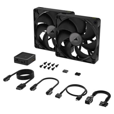 Ventilatori za kućište CORSAIR iCUE Link RX140 (2x140 mm, crni)-0
