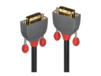 DVI-D Dual Link kabel LINDY Anthra Line, 1m