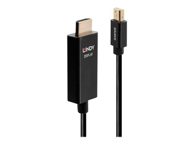 Aktivni kabel LINDY Mini DisplayPort na HDMI (4K 60Hz, 1m)-0