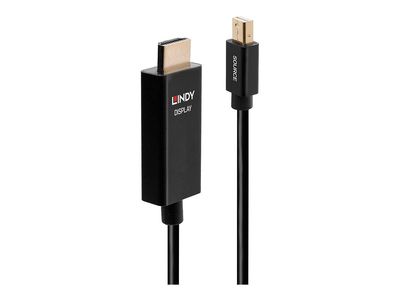 Aktivni kabel LINDY Mini DisplayPort na HDMI (4K 60Hz, 1m)-1