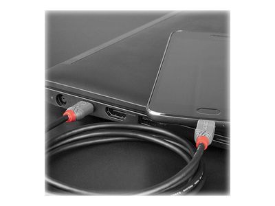Kabel LINDY Anthra Line USB-C na Micro-B 2.0 (1 m)-1