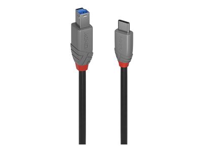 Kabel LINDY Anthra Line USB-C na USB-B 3.2 (1 m)-1