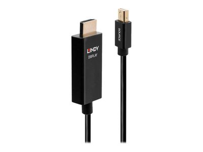 Kabel LINDY aktivni Mini DisplayPort na HDMI 2.0 (4K@60Hz), 2m-0