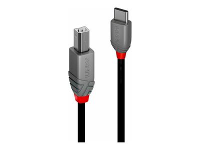 Kabel LINDY Anthra Line USB-C na USB-B 2.0, 2m-0