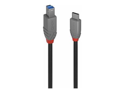 Kabel LINDY Anthra Line USB-C na USB-B 3.2, 3m