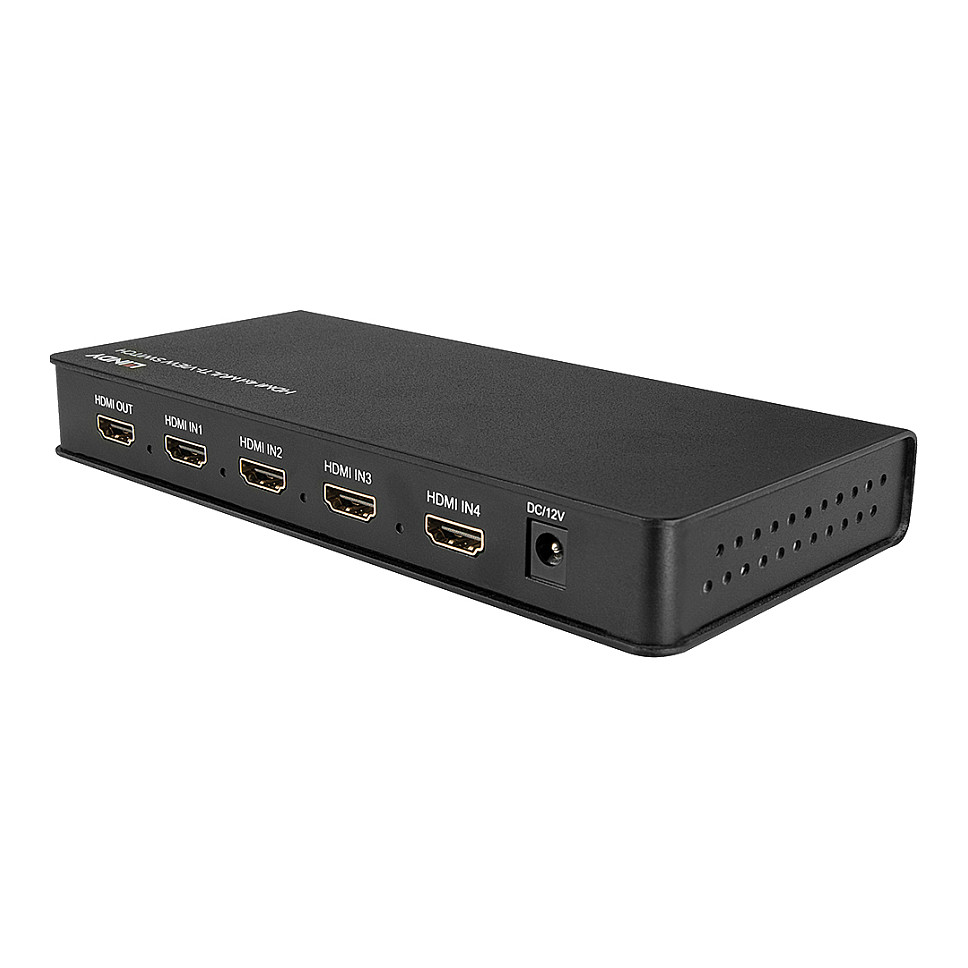 Switch LINDY HDMI 4x1 Multi-View - video/audio switch - 4 ports-4