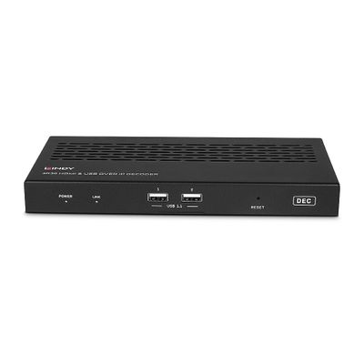 Dekoder LINDY 38397 Audio/Video over IP (4K, H.265/H.264, PoE)-1