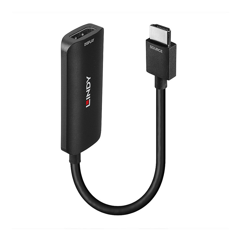 LINDY Konverter HDMI na DisplayPort 1.2 (4K@60Hz, 7.1 Audio, USB napajanje)-4