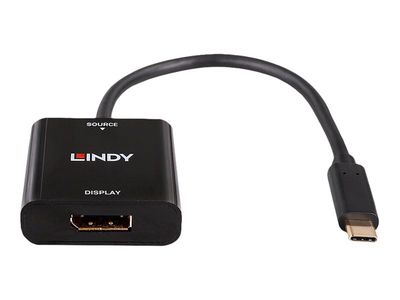 Adapter LINDY USB-C na DisplayPort 1.4 (8K 60Hz), 21 cm-2