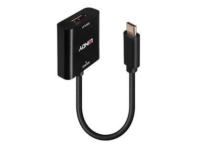 Adapter LINDY USB-C na DisplayPort 1.4 (8K 60Hz), 21 cm-3