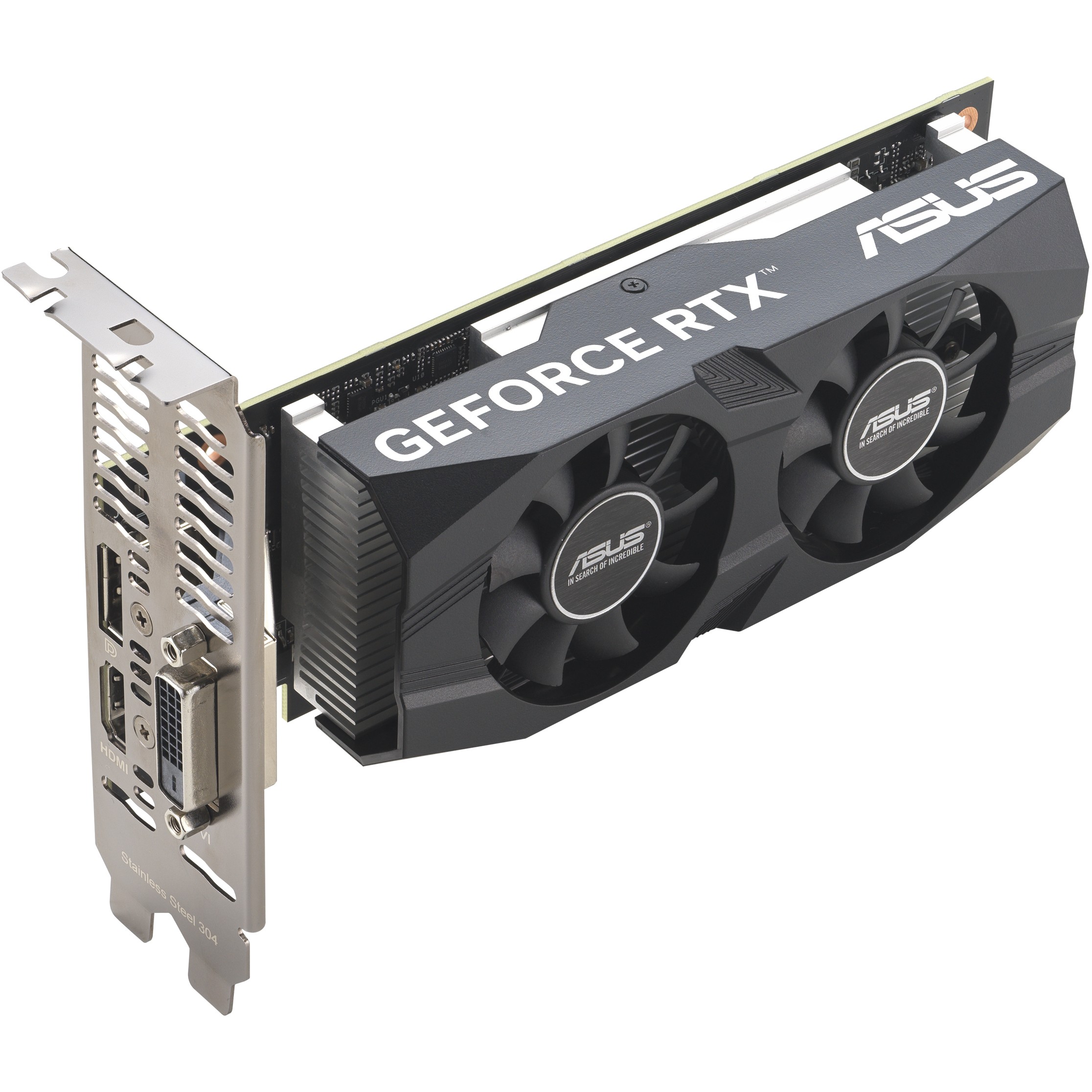 Grafička kartica ASUS GeForce RTX 3050 LP BRK 6GB - OC Edition (6 GB GDDR6 SDRAM, 7680 x 4320, dual fan dizajn, 2. gen Ray Tracing Cores, 3. gen Tensor Cores)-3