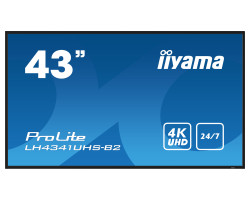 TV IIYAMA LH4341UHS-B2 (43", 4K UHD, IPS, 8ms, 500 cd/m2, VGA, HDMI, 1xUSB-A)-13