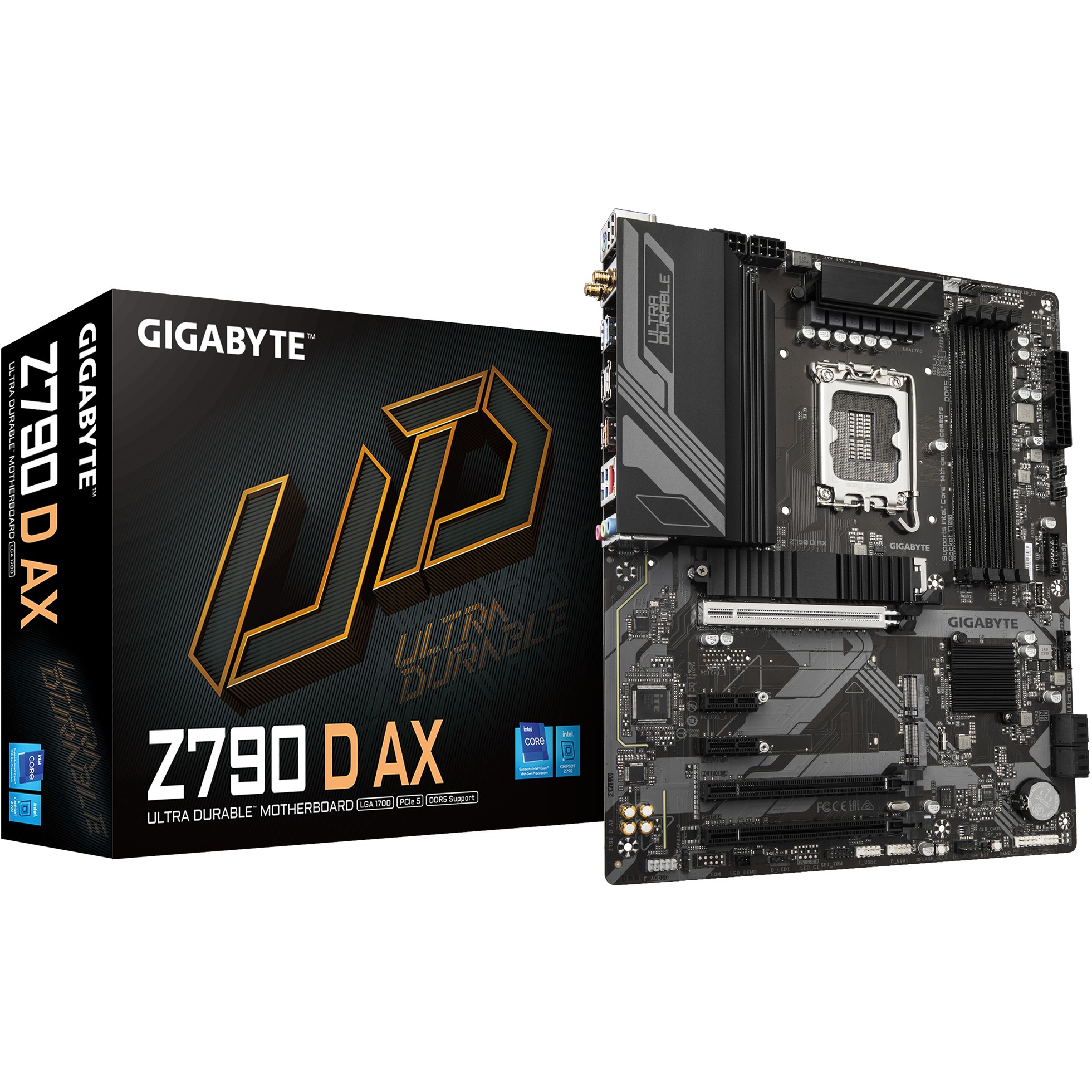 Matična ploča GIGABYTE Z790 D AX - Supports Intel Core 14th Gen CPUs, 12+1+1 Phases Digital VRM, up to 7600MHz DDR5 (OC)-9